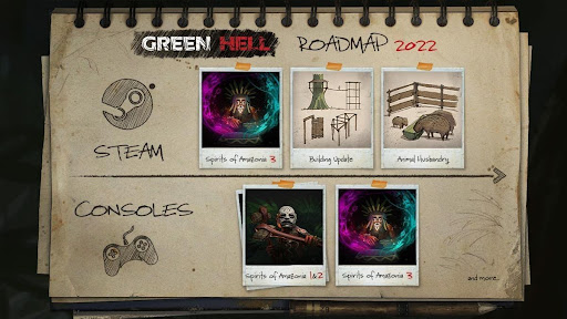 Creepy Jar przedstawia roadmapę Green Hell na rok 2022 1